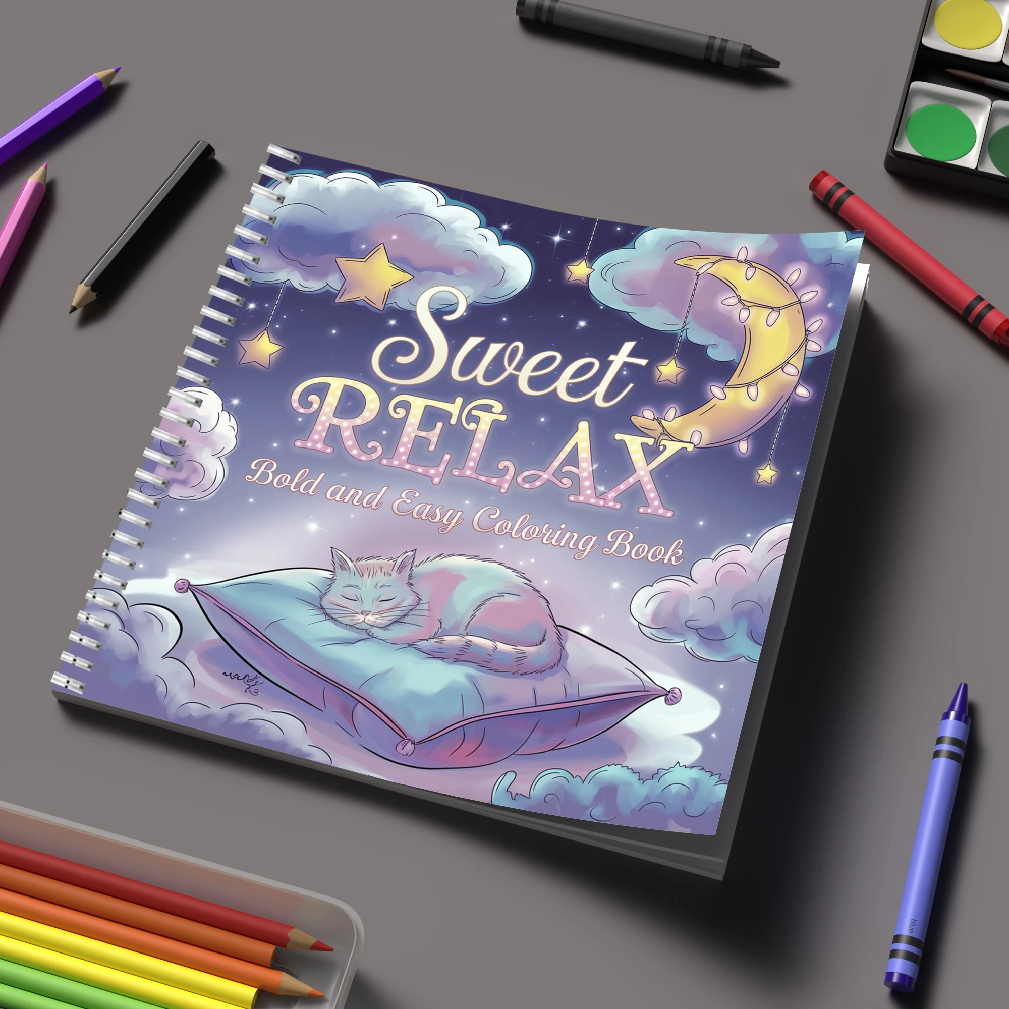 School Supplies - Libro da colorare Sweet Relax per