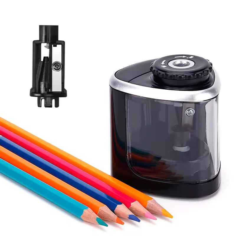 Electric Pencil Sharpener Usb - Temperamatite Elettrico a Batteria Portatile Automatico