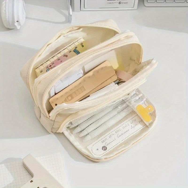 Aesthetic Large Pencil Case Pouch - Astuccio Estetico di Grande Capacità per