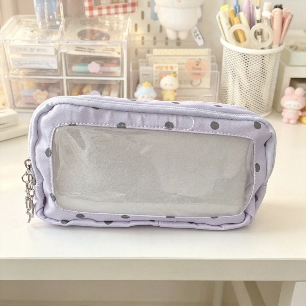 Aesthetic Large Pencil Case Pouch - Astuccio di Grande Capacità con Motivo