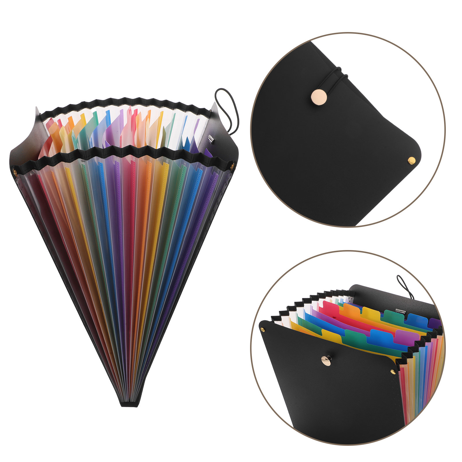 Expandable Accordion File Folder 13 Pockets - Organizzatore per documenti a forma di