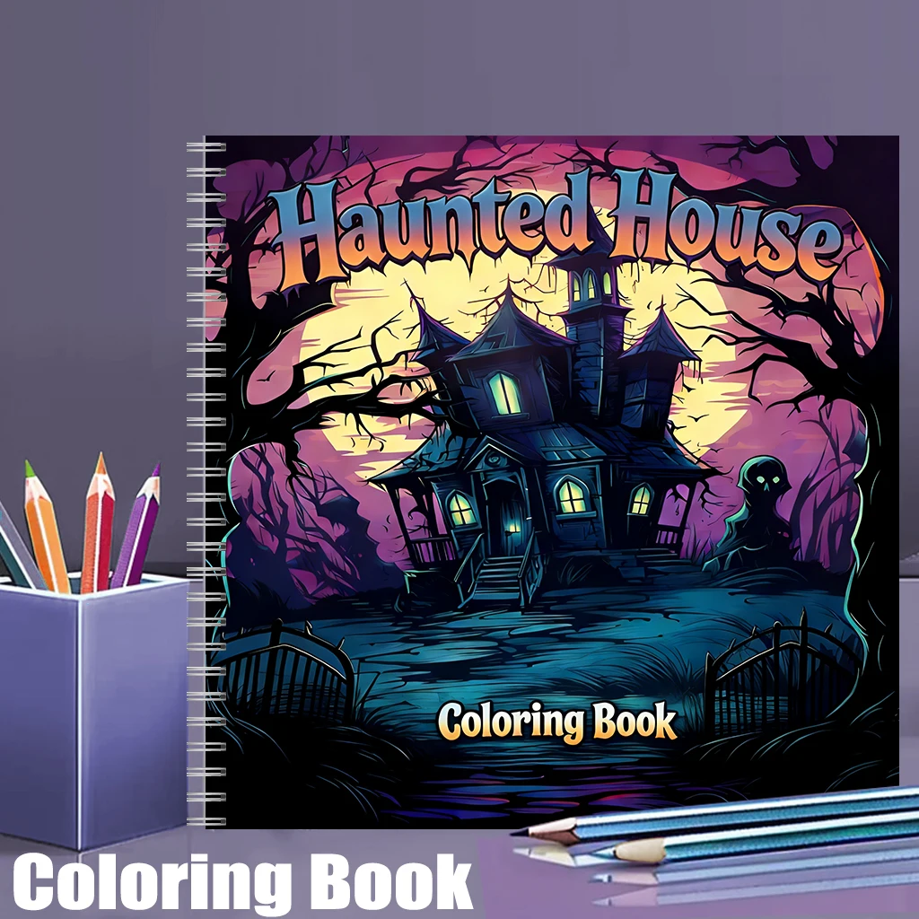 School Supplies - Libro da colorare per adulti a