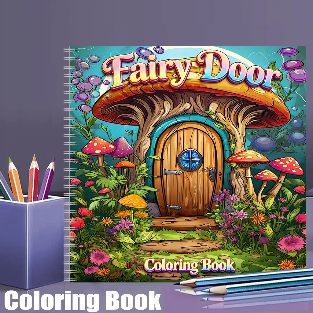 School Supplies - Libro da colorare con porta delle