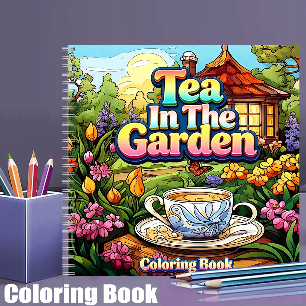 School Supplies - Libro da colorare Tea In The