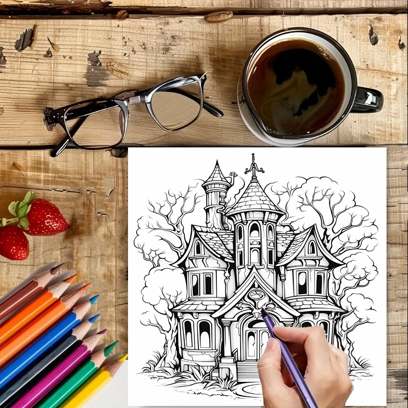 Libro da colorare per adulti a - School Supplies recensione e prezzo