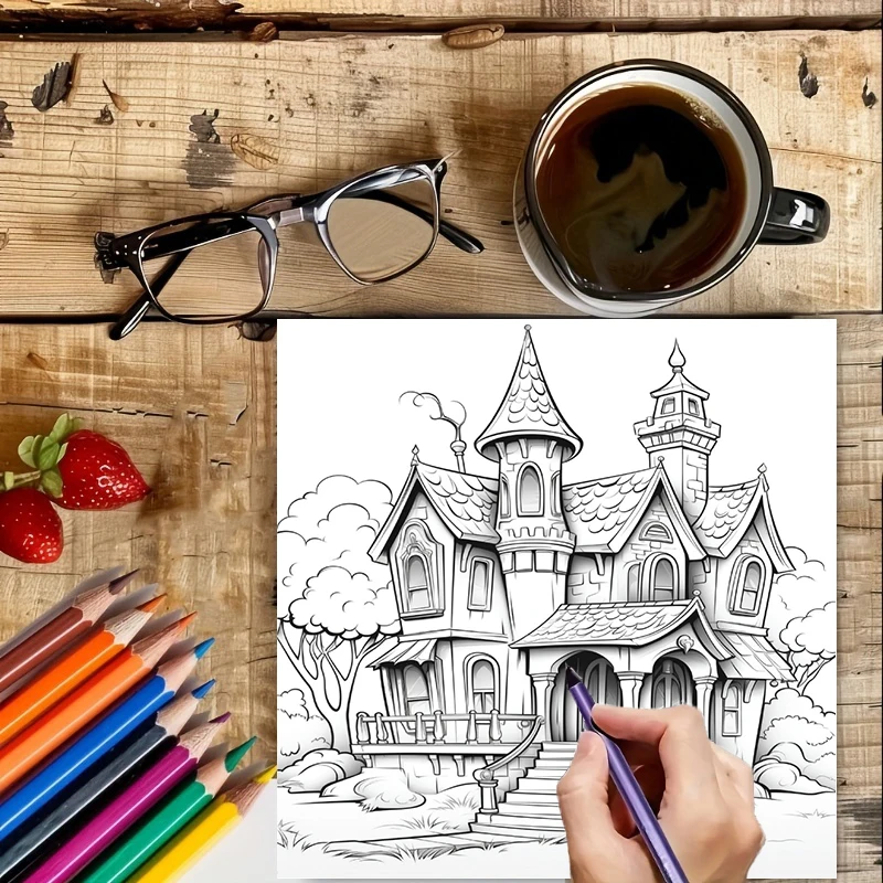 Libro da colorare per adulti a - School Supplies recensione e prezzo