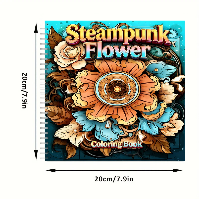 Libro da colorare Fiori Steamp - School Supplies recensione e prezzo