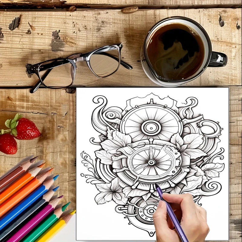 Libro da colorare Fiori Steamp - School Supplies recensione e prezzo