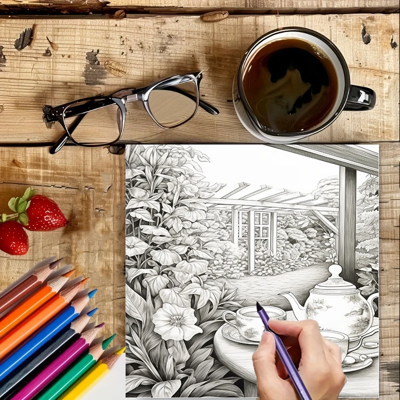 Libro da colorare Tea In The G - School Supplies recensione e prezzo